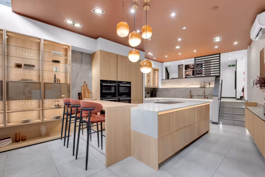 photography for kitchen showrooms, interior photography for showrooms, commercial interior photography, kitchen design photography, professional interior photographer, kitchen showroom images