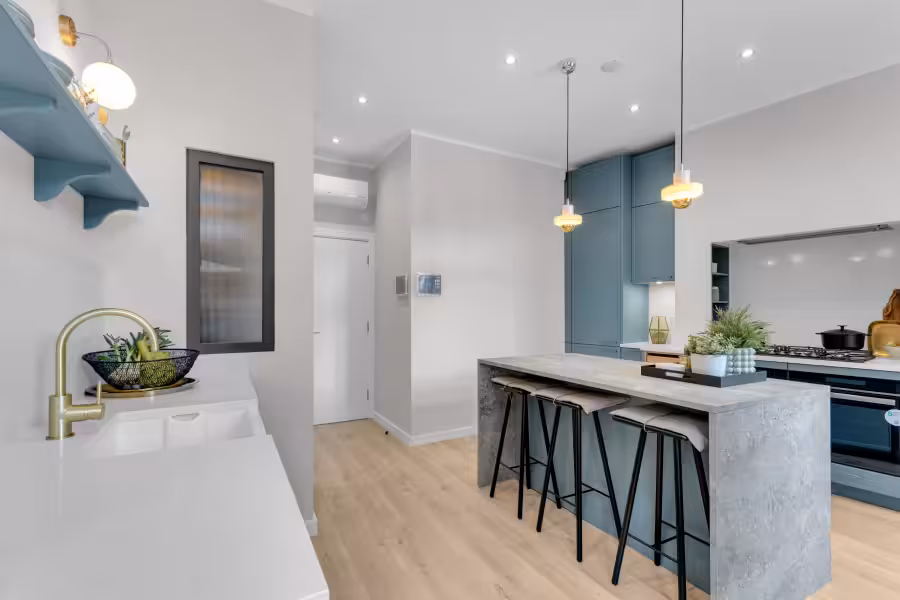 showroom photo services, detailed kitchen photography, modern kitchen showroom photography