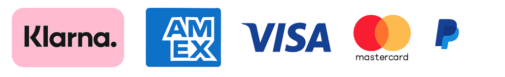 Houses and properties accepts these payment methods: Klarna, American Express (Amex), Visa, Master Card, Paypal and more.